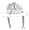 Lemur catta, ringtailed lemur, Katta (36kb)